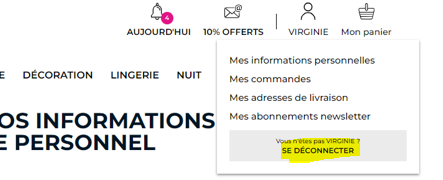 Comment me déconnecter de mon compte personnel – Françoise Saget